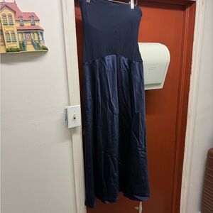 NWT OGL Move Satin Strapless Dress